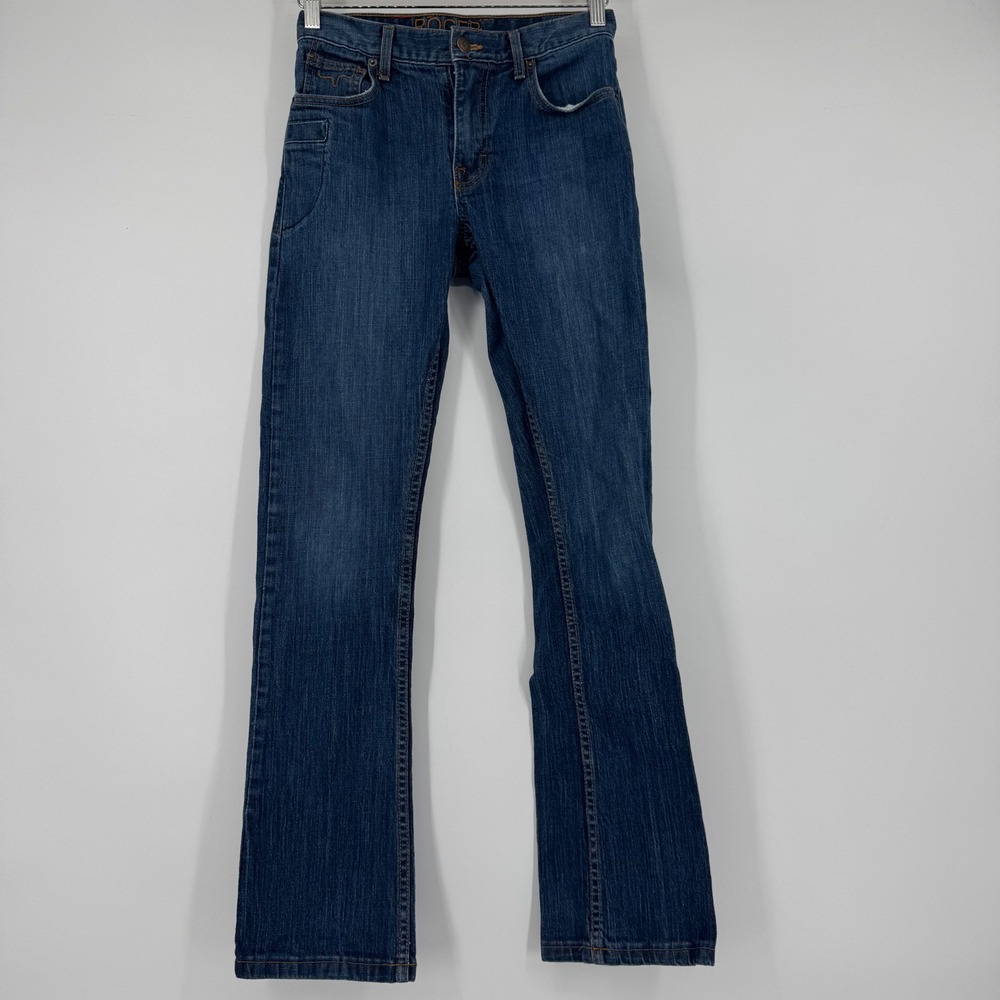 Kimes Ranch Roger Mens Jeans 28x30 Made in USA Dark Wash Denim Western Rodeo - Picture 2 of 8